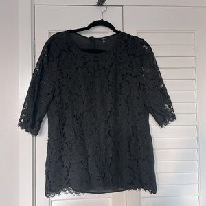 Black lace top